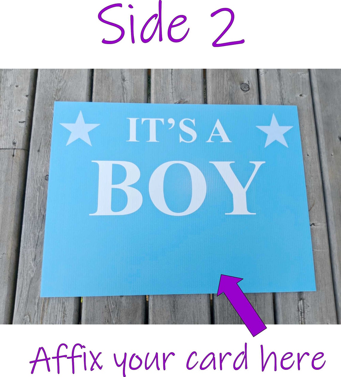 Reusable Its a Boy HOME 18x24inch Yard Sign With Etsy