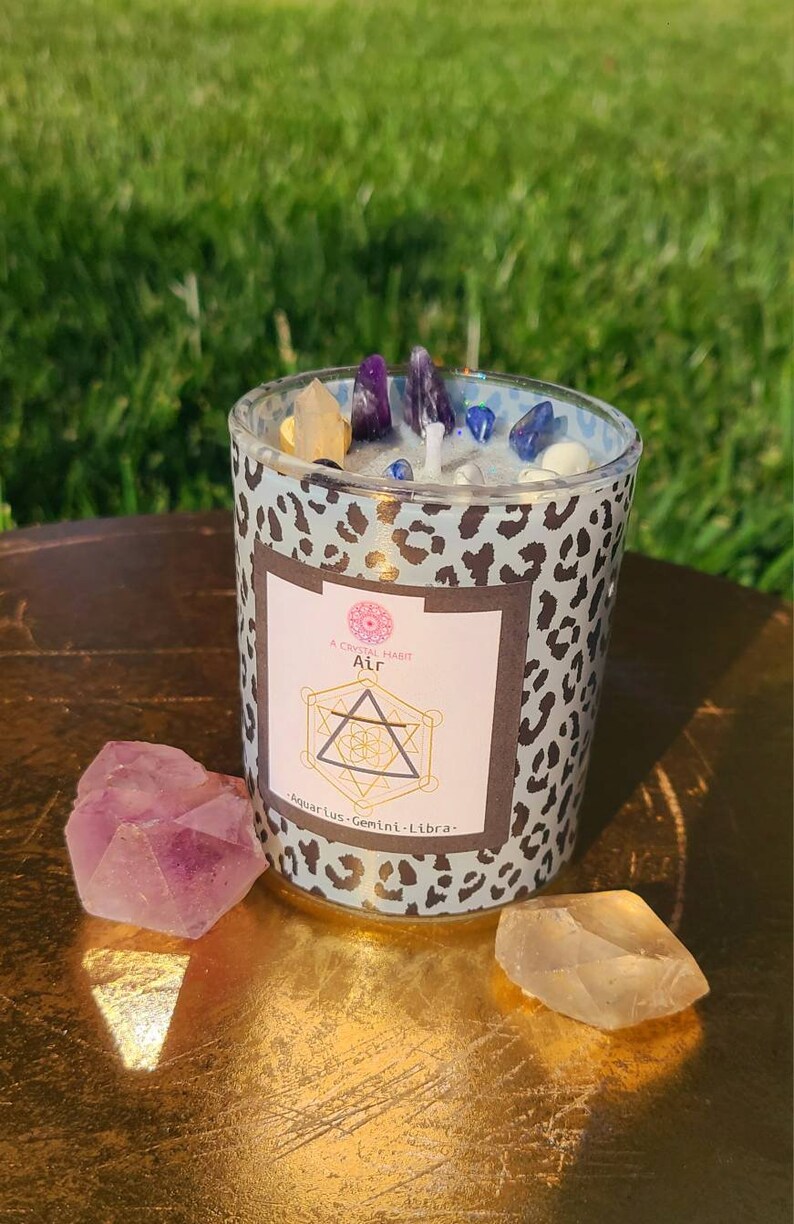 ACrystalHabitShop Crystal Element Candle - Thumbnail 4