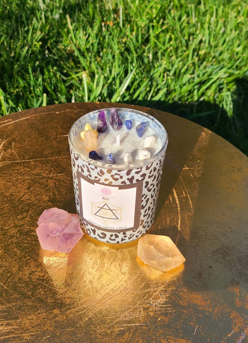ACrystalHabitShop Crystal Element Candle - Thumbnail 3