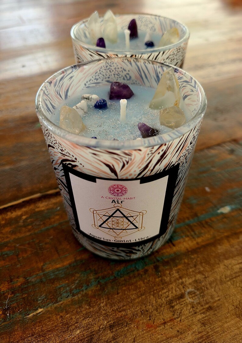 ACrystalHabitShop Crystal Element Candle - Thumbnail 2