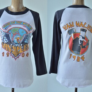 van halen tour of the world 1984 shirt