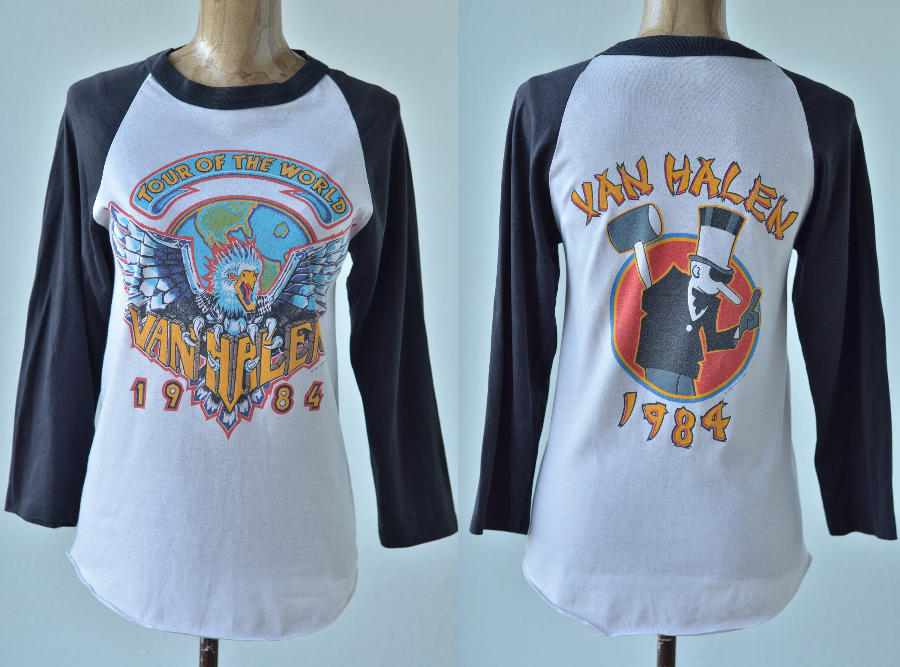 1984 van halen tour shirt