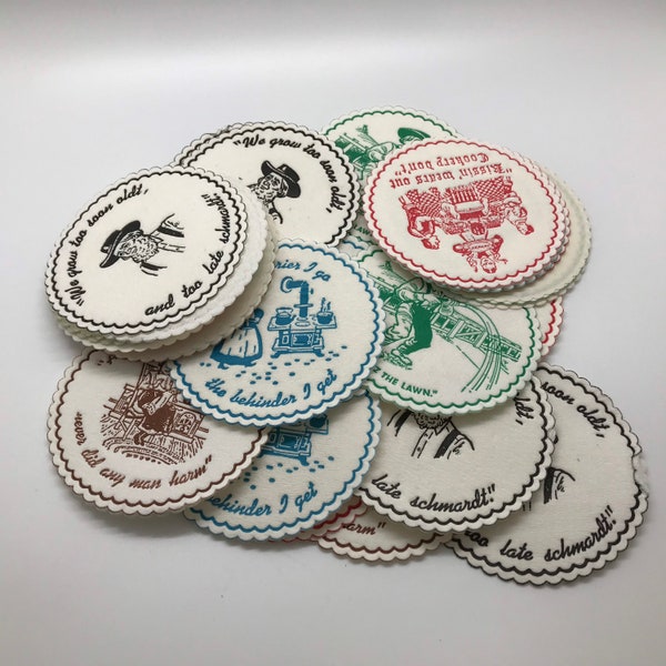 Paper Coasters Etsy