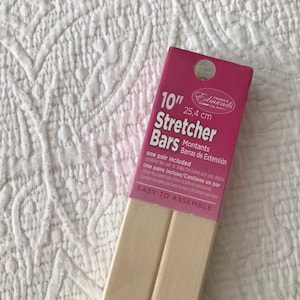 Frank A Edmunds- 10&quot; Wood Stretcher Bars for Needlework, Artwork and Crafts- New in Package
