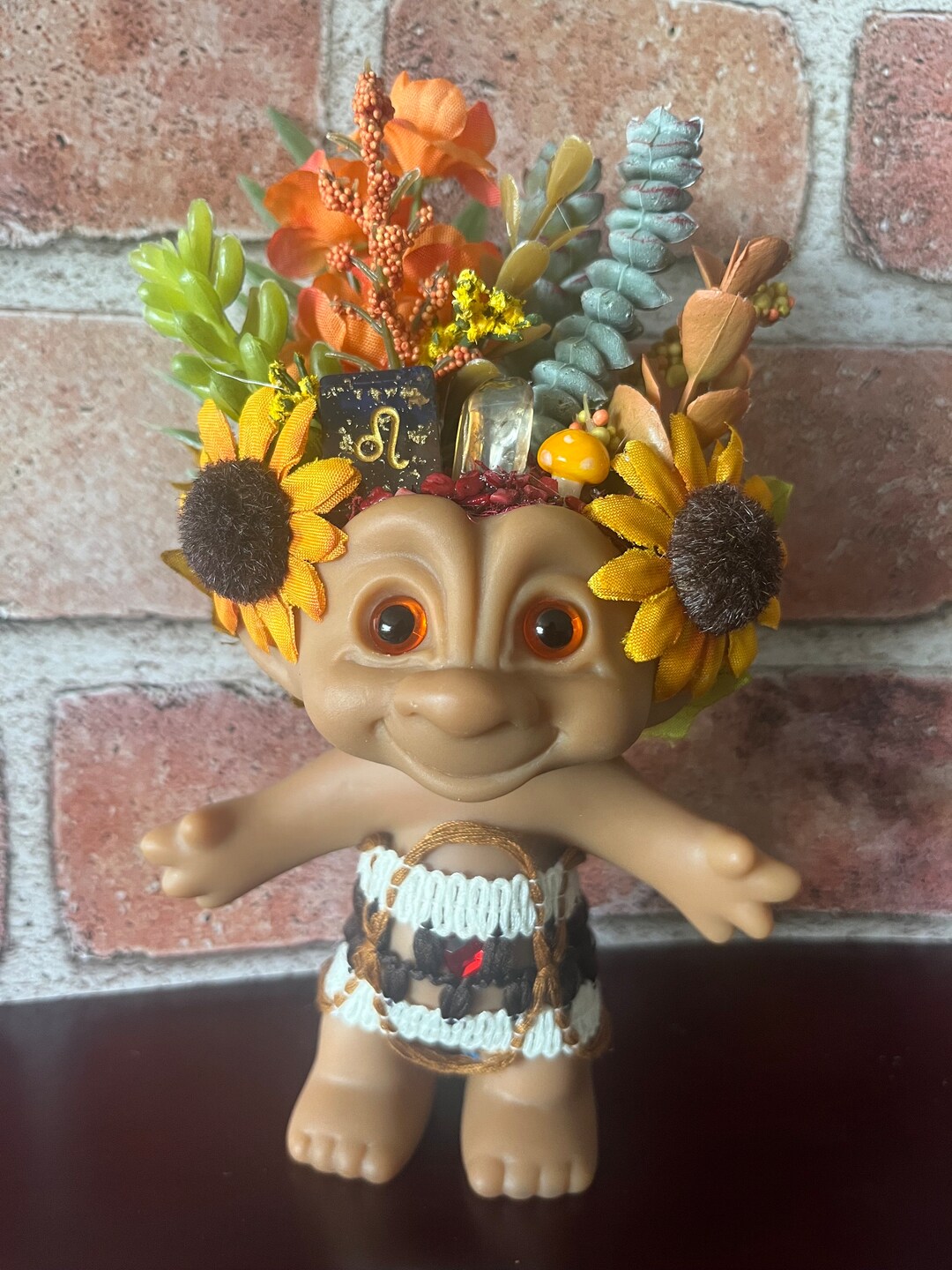 Leo Stellium Succulent Troll Etsy