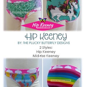 Hip Keeney Girls Underwear Pattern image 1