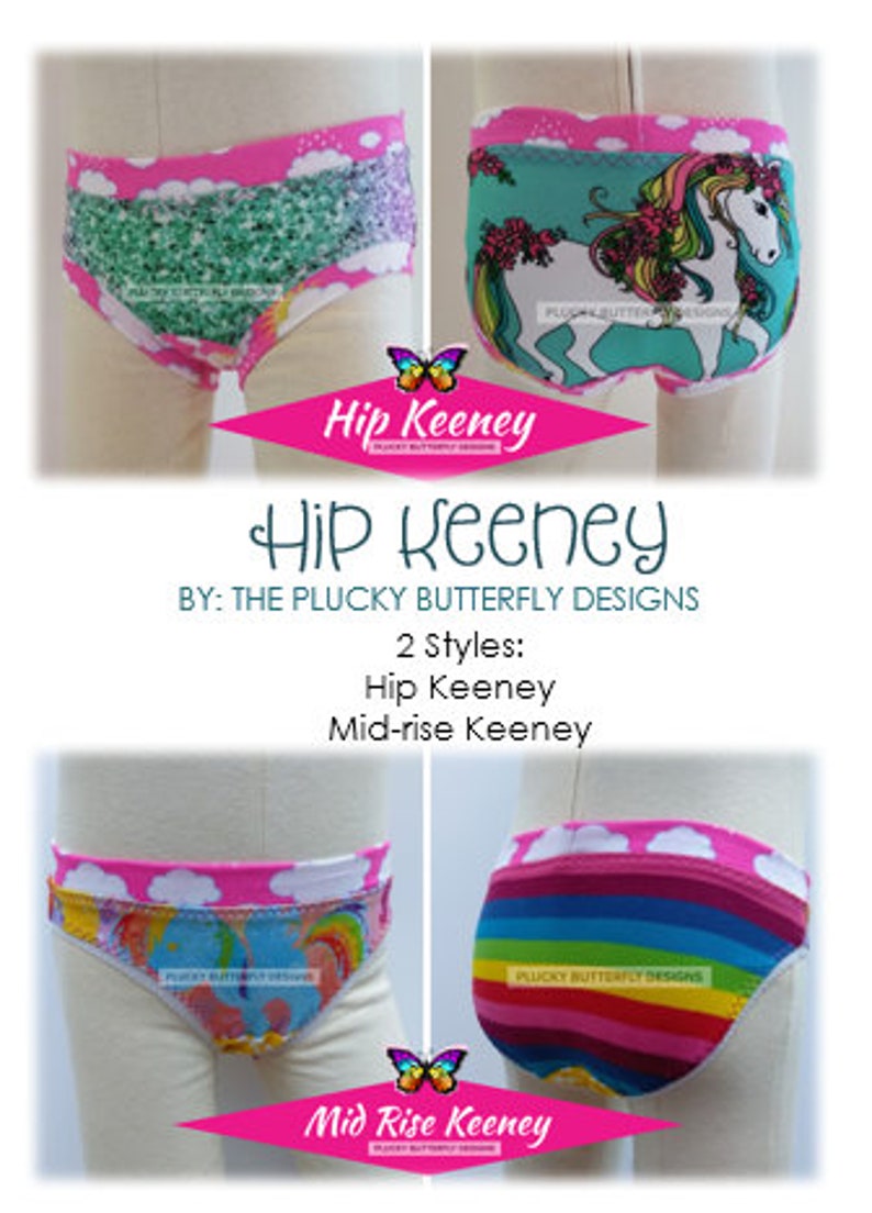 Hip Keeney Girls Underwear Pattern image 1