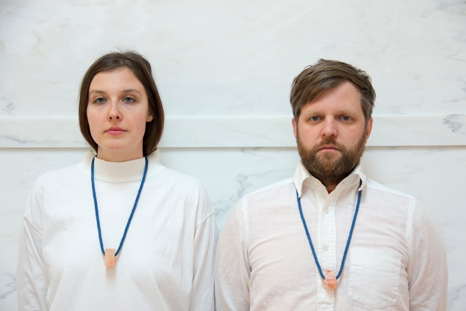 Human Salt Lick / Indigo necklace with Himalayan Salt / Etsy