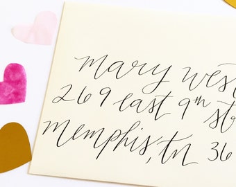 custom wedding / special occasion envelope calligraphy {miami style}