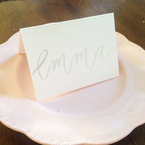 hand lettered place cards image 3