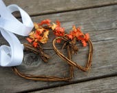 Hanging Pew Decorations For Wedding Ceremony Reception Chairs With Or Without Fall Leaves