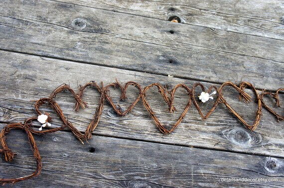 Simple Rustic Wedding Decor Stage Decorations For Church Or Etsy