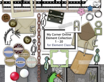 Element Collection 1 (Digital Scrapbooking)