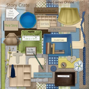 Story Crate Digital Scrapbooking Kit