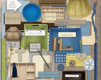 Story Crate Digital Scrapbooking Kit