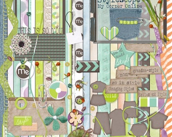 Digital Scrapbooking - StyleScope Kit