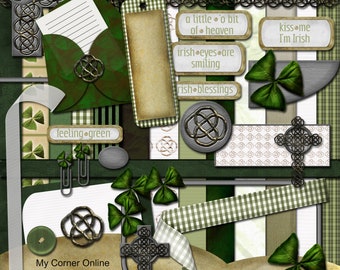 Ierse erfgoed digitale Scrapbooking Kit