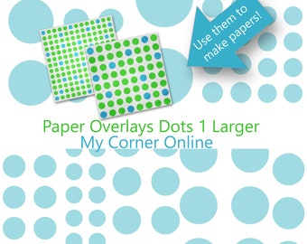 Background Paper Overlays Dots - Commercial Use