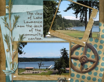 Digital Scrapbooking Seaside | Ocean | Water Kit
