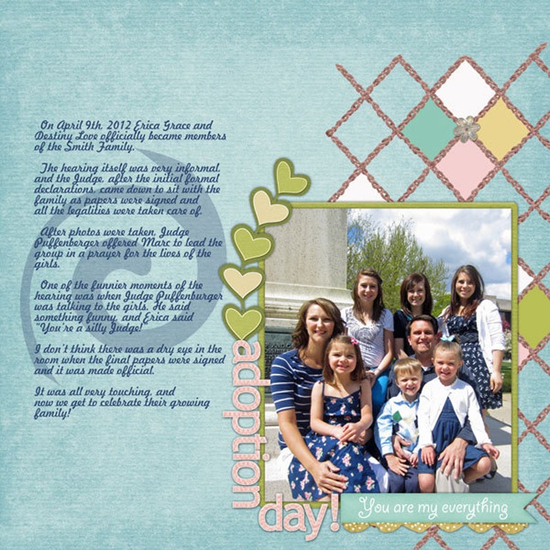 A Mother's Love Mother's Day Digital Scrapbooking Kit image 2