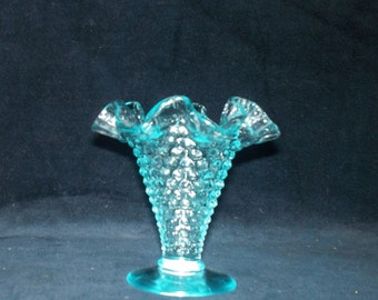 Fenton Hobnail Glass Vase