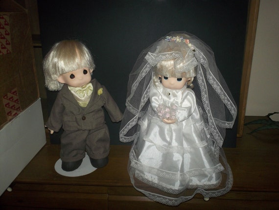 precious moments dolls bride and groom