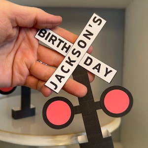 Personalized Birthday Crossing Sign, Custom Railroad Crossing Signs ...