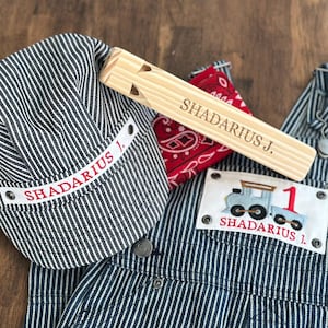 Trem para meninos, aniversário, crianças, Choo Choo, tenho dois anos, festa de 2 anos, trem, festa de aniversário, chapéu de trem, traje personalizado de condutor de trem
