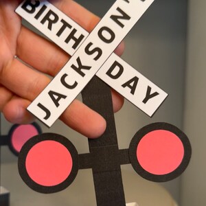 Personalized Birthday Crossing Sign, Custom Railroad Crossing Signs ...