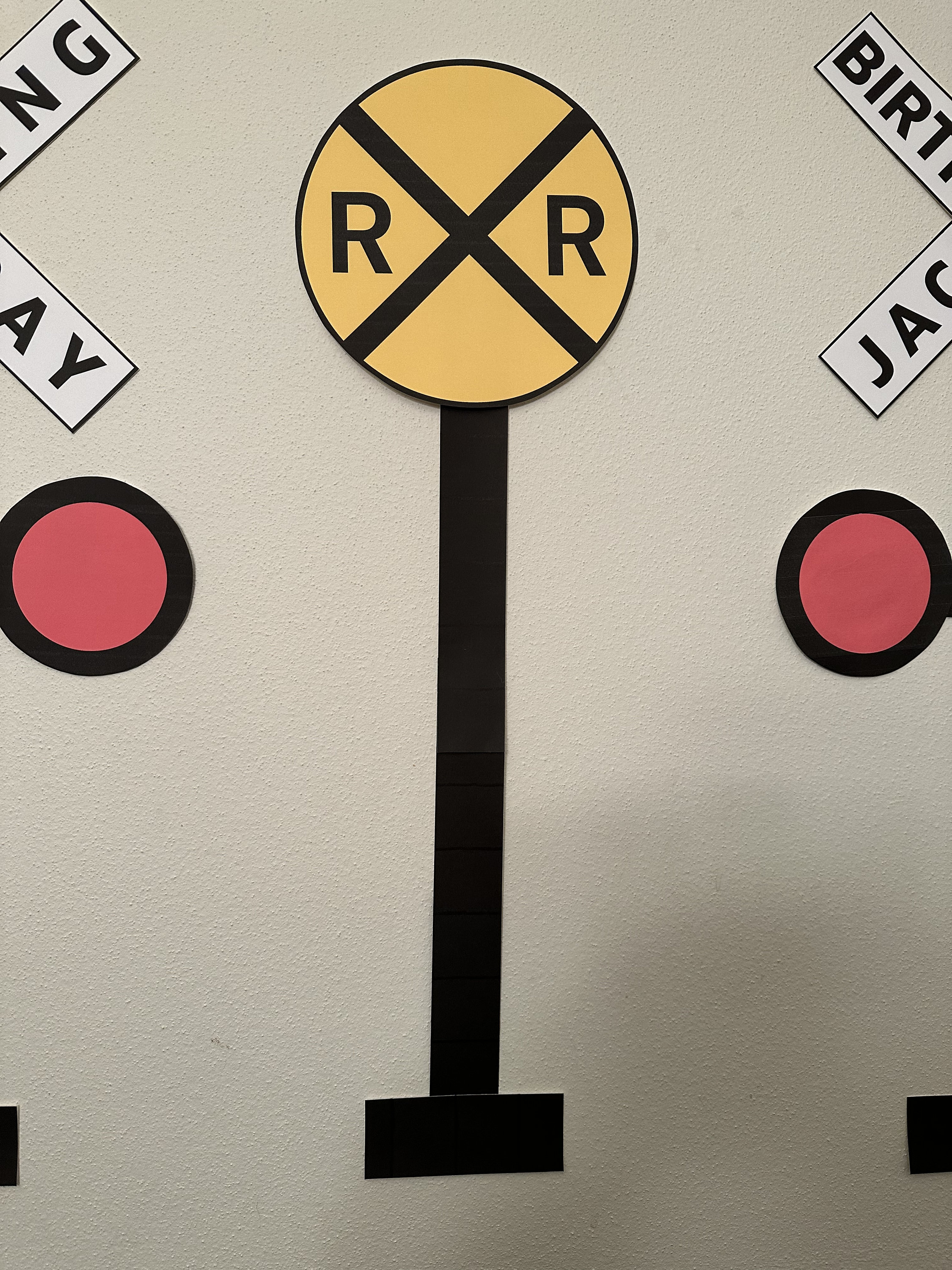Birthday Crossing Sign Railroad Crossing Sign Personalized - Etsy Australia