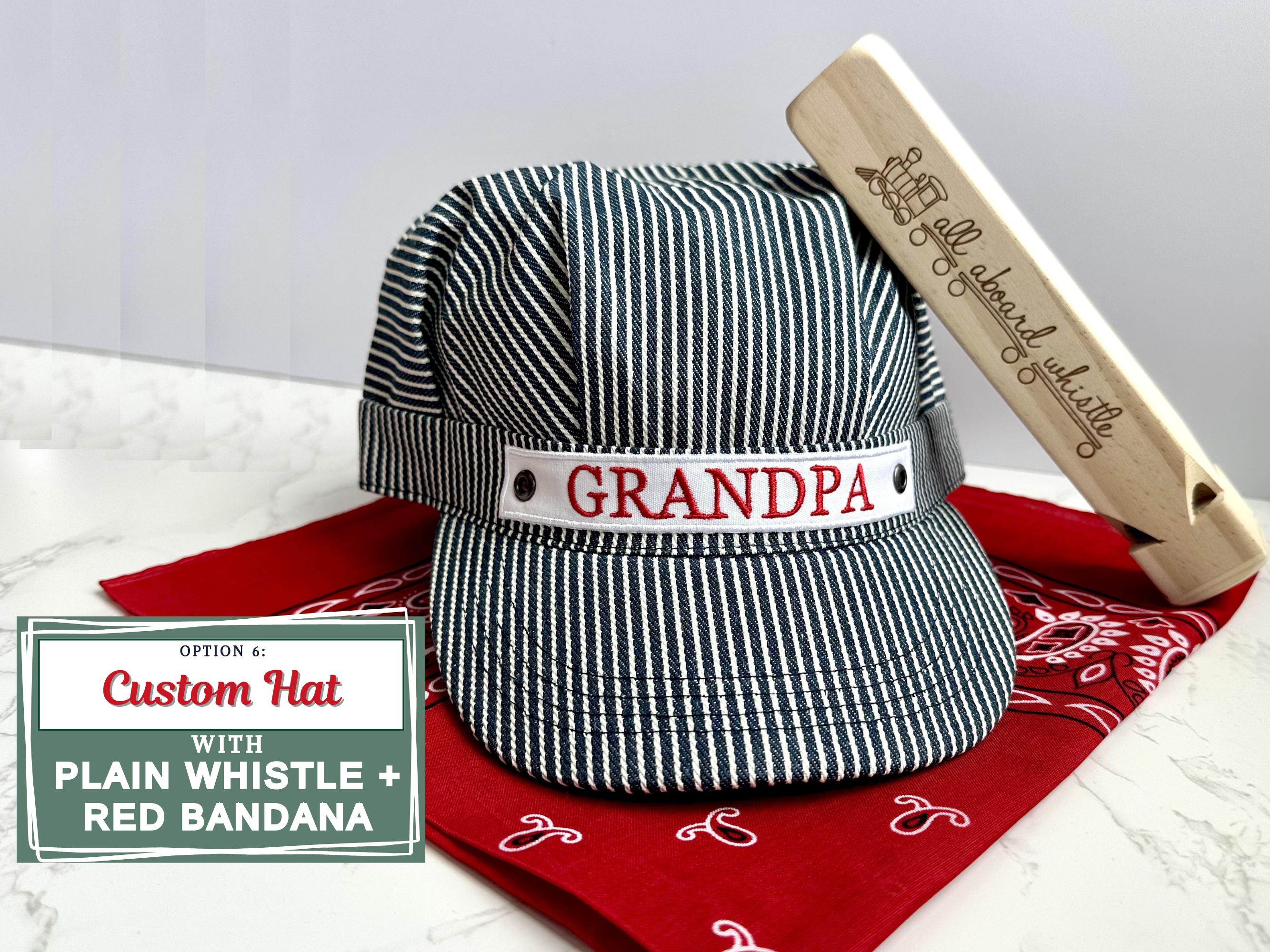 Adult Train Hat, Personalized Engineer Gift, Gift Idea for Grandpa  display picture 1