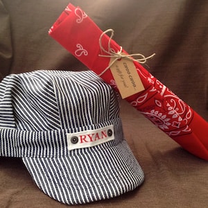 Train Hat, Train Outfit, Train Engineer Costume, Toddler Boy, Train Gift Set, Train Hat, Choo Choo I&#39;m 2, Train Birthday, Personalized Train
