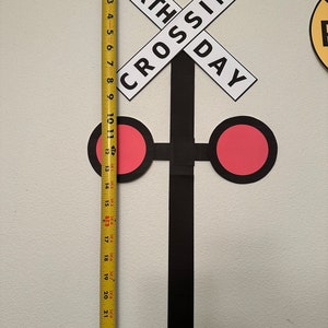 Birthday Crossing Sign, Railroad Crossing Sign, Personalized Train ...