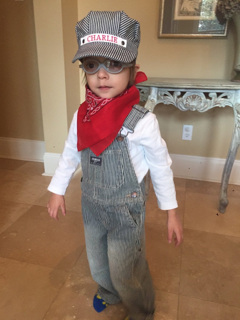 Train Hat Train Outfit Train Engineer Costume Toddler Boy Etsy