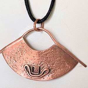 Copper Pendant OR Necklace YOUR CHOICE, Handcrafted Jewelry