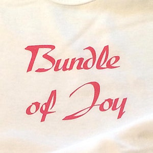 Infant Apparel Baby Shower Gift One Piece Bodysuit Boy Girl Clothing Unisex Organic Cotton Bundle of Joy