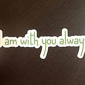 Spiritual Stickers, Christian Stickers, Jesus Stickers, Waterproof Stickers