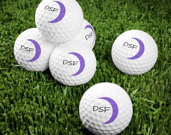 Balles de golf personnalisées, 6 pièces | Cadeaux de golf personnalisés pour lui, accessoires de golf uniques, parfaits pour la fête des pères, occasions spéciales, golf
