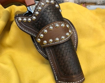 Custom Western Holster Hand Tooled Cowboy action