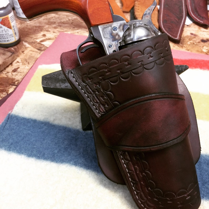 Custom Straight Cut Western Holster Quick Draw Cowboy Action. Etsy