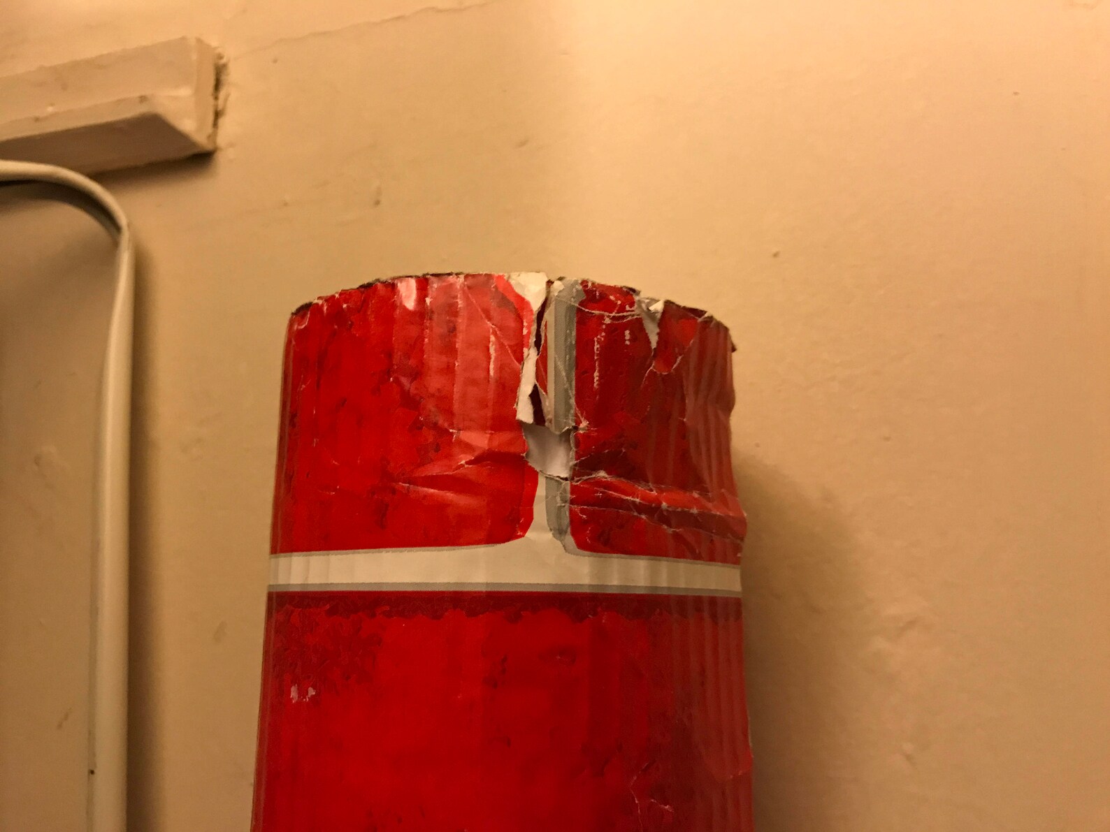 Vntg Christmas BRICK Fireplace Paper Roll 47.5h Etsy