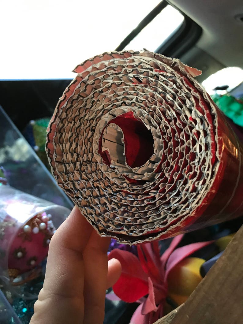 Vntg Christmas BRICK Fireplace Paper Roll 47.5h Etsy