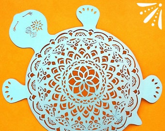 Mandala Turtles - Papercut Challenge