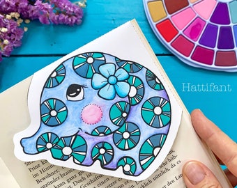 Hattifant, the Elephant Corner Bookmarks to Color In