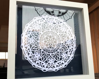 3D Paper Cut | Flower Mandala