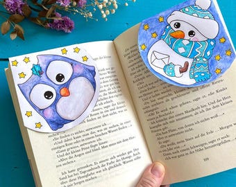 Corner Bookmarks | Winter & Christmas to Color