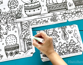 GIANT Poster Bundle | 'A Kitty on the Plant Shelf'