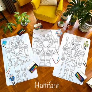 The THREE Nutcrackers Posters to Color in | Print at Home &amp; Assemble ...