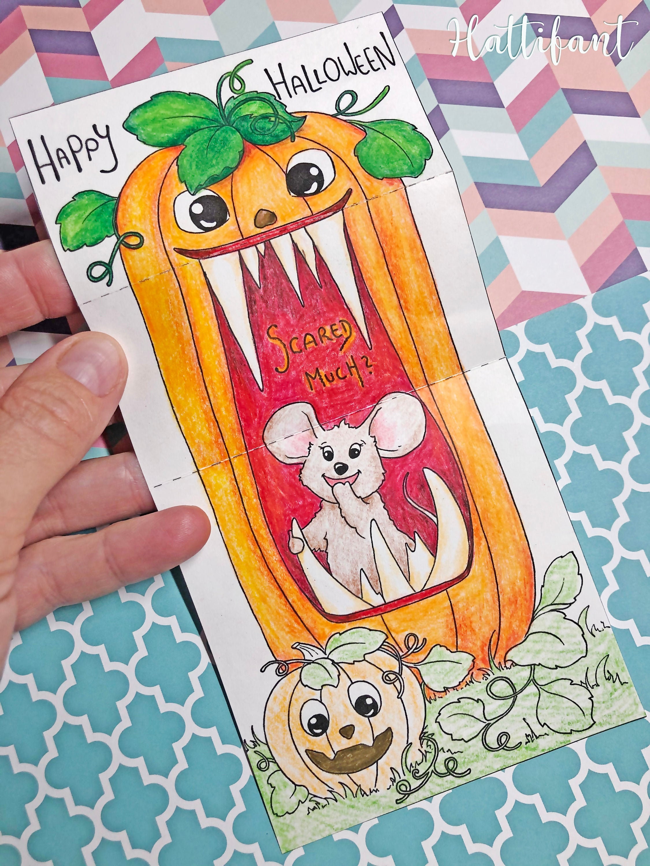 Klarna Ghost Card : Handmade Greeting Card: Halloween Ghost | Etsy