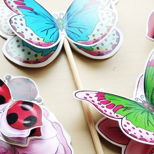 SPRING Cupcake Toppers to DIY